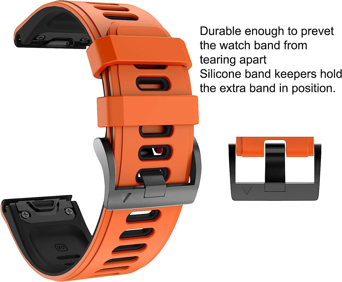 MURVE Silicone Smart Watch Band Bracelet Straps for Garmin Fenix 7X 7 6X 6 Pro 3HR Release 22 26Mm Quick Easyfit Watchband Correa  MURVE   