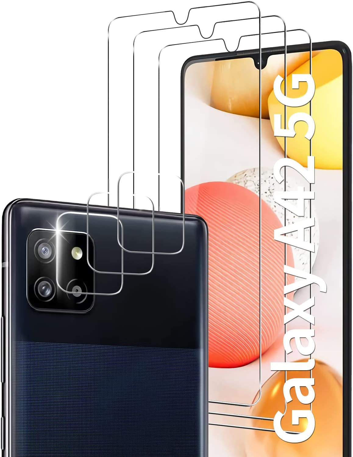 [2+2 Pack] Samsung Galaxy S23 Ultra Privacy Screen Protector and Camera Lens Protector, 9H Tempered Glass, anti Spy, anti Scratch, Bubble Free, Screen Protector for Samsung Galaxy S23 Ultra (6.8 Inch)  Corefyco Direct Galaxy A42  