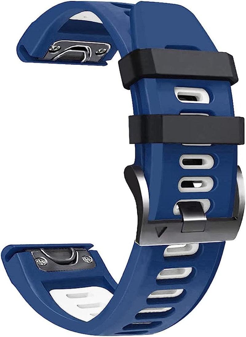 NDJQY 22 26Mm Watchband Replacement Silicone Band for Garmin Fenix 5 5X plus 6X 6 Pro 7 7X 3 3HR 945 Epix Watch Easyfit Strap Bracelet  NDJQY   