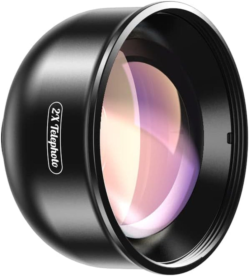 Moveski HD5-T Cell Phone Telephoto Lens 2X Zoom Optical Portrait 4K HD No Distortion Resolution Universal Cell Phone Camera Compatible with Iphone Xs XR Max 7 8 plus Android Smart Phones  Morjava Tech Limited   