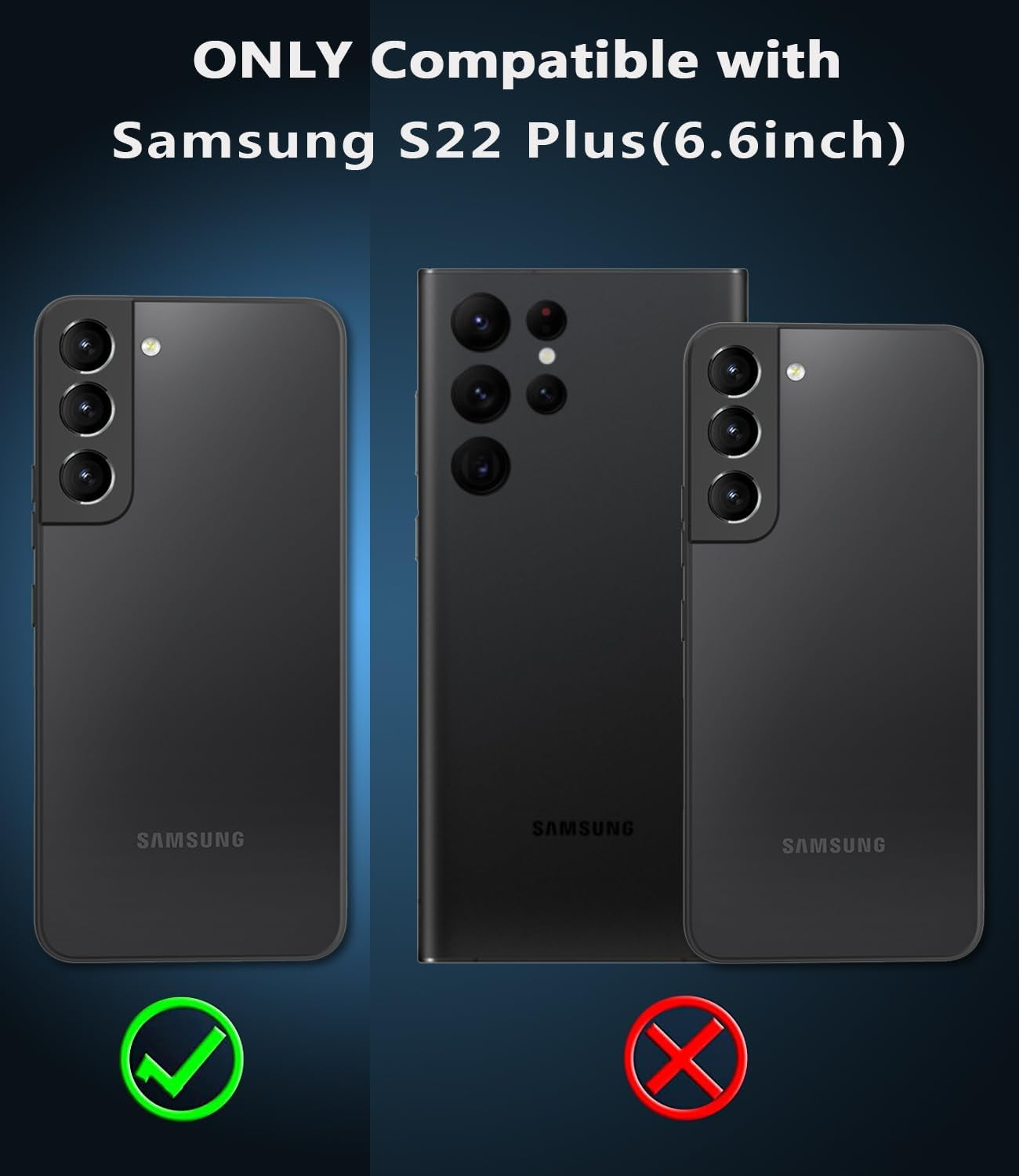 Guirble for Samsung Galaxy S22 plus Case,[Built in Screen Protector][Shockproof][Dropproof] Samsung S22 plus Case,Full-Body Rugged Military Grade Protective for S22 plus 5G Case 6.6 In(Teal)  Guirble   