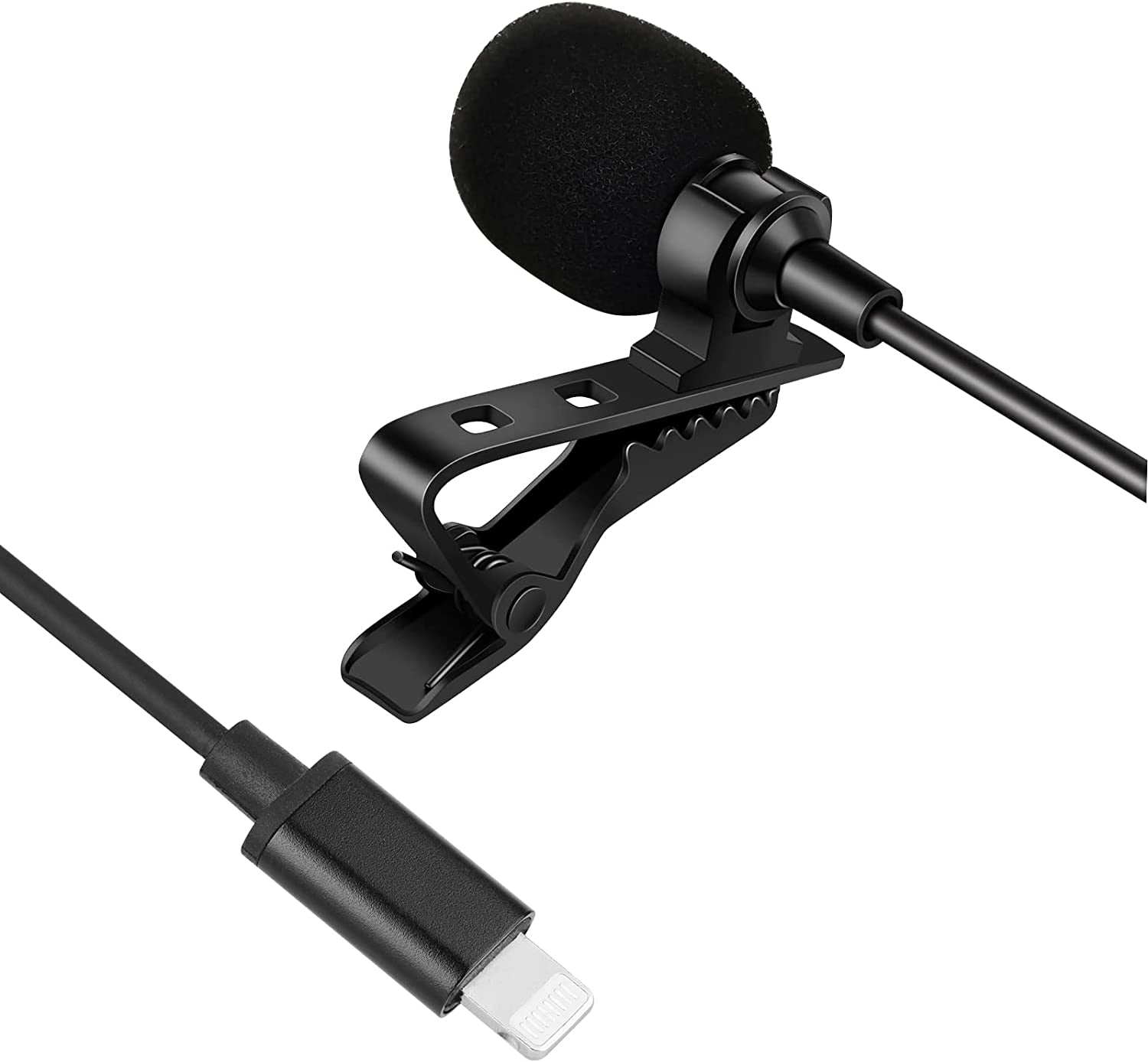 Enbiawit Professional Lavalier Microphone for Iphone, Condenser Microphone for Phone Recording and Video Recording, Lavalier Microphone for Youtube, Interviews, Meetings, and with Iphone/Ipad/Ipod  Enbiawit   