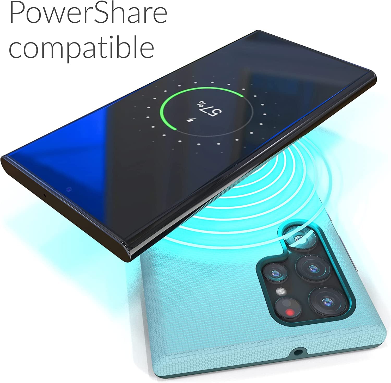 Crave Dual Guard for Samsung Galaxy S22 Ultra Case, Shockproof Protection Dual Layer Case for Samsung Galaxy S22 Ultra, S22 Ultra 5G - Aqua  Crave   