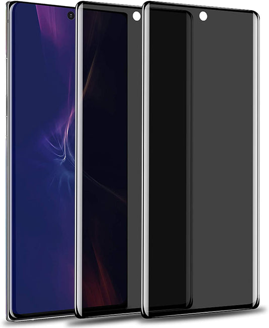[2 Pack] Galaxy Note 20 Ultra Privacy Screen Protector, Tempered Glass Anti-Spy Black Screen Protector for Samsung Galaxy Note 20 Ultra, Anti-Peek 9H Anti-Scratch Easy Install [Don’T Support Fingerprint Unlock]  YWXTW   