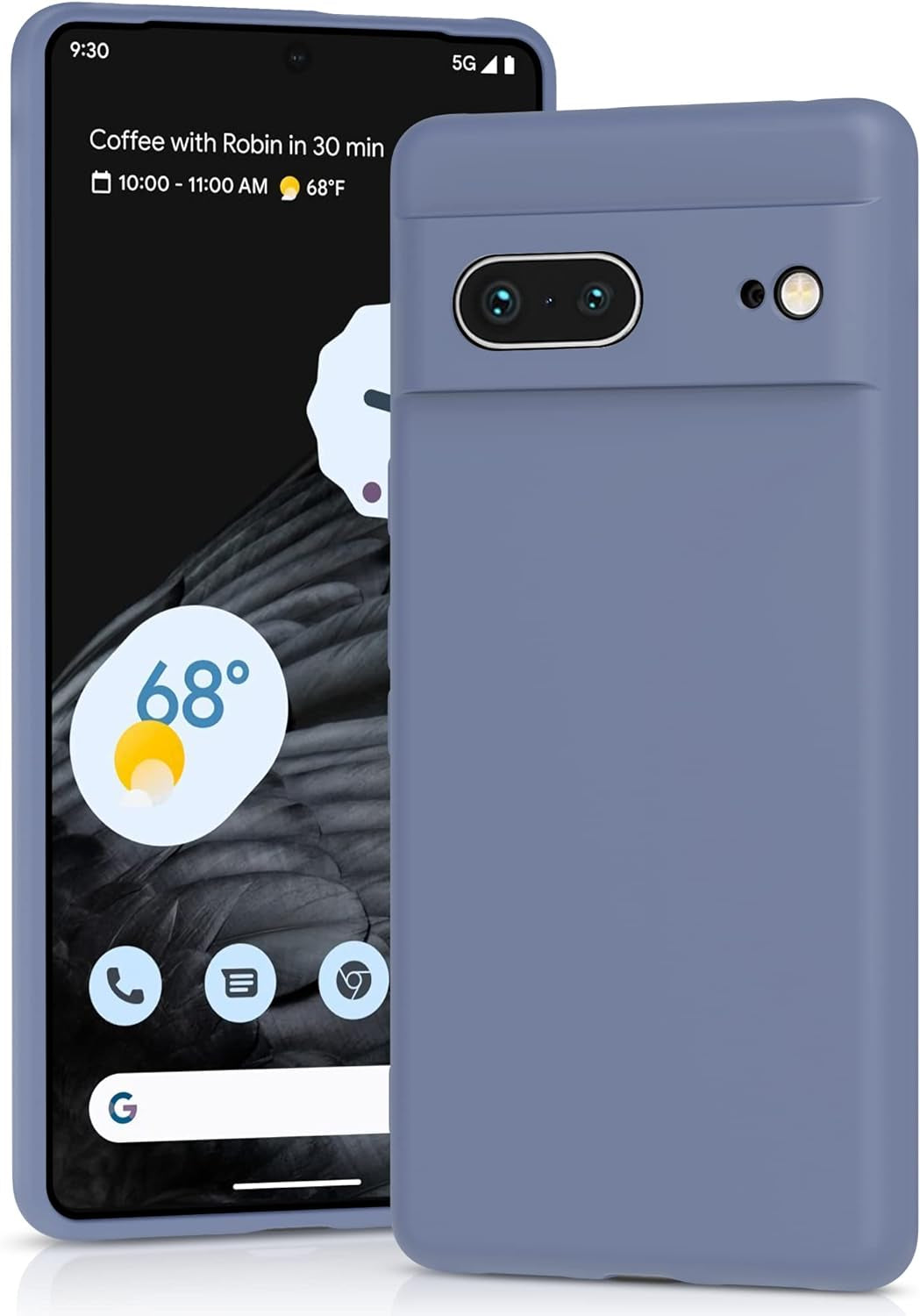 YATWIN Silicone Case for Google Pixel 7A 5G, Soft-Touch, Shockproof, Dustproof, Antiskid Full Body Armour Phone Cover for Google Pixel 7A 5G - Dark Green  YATWIN   