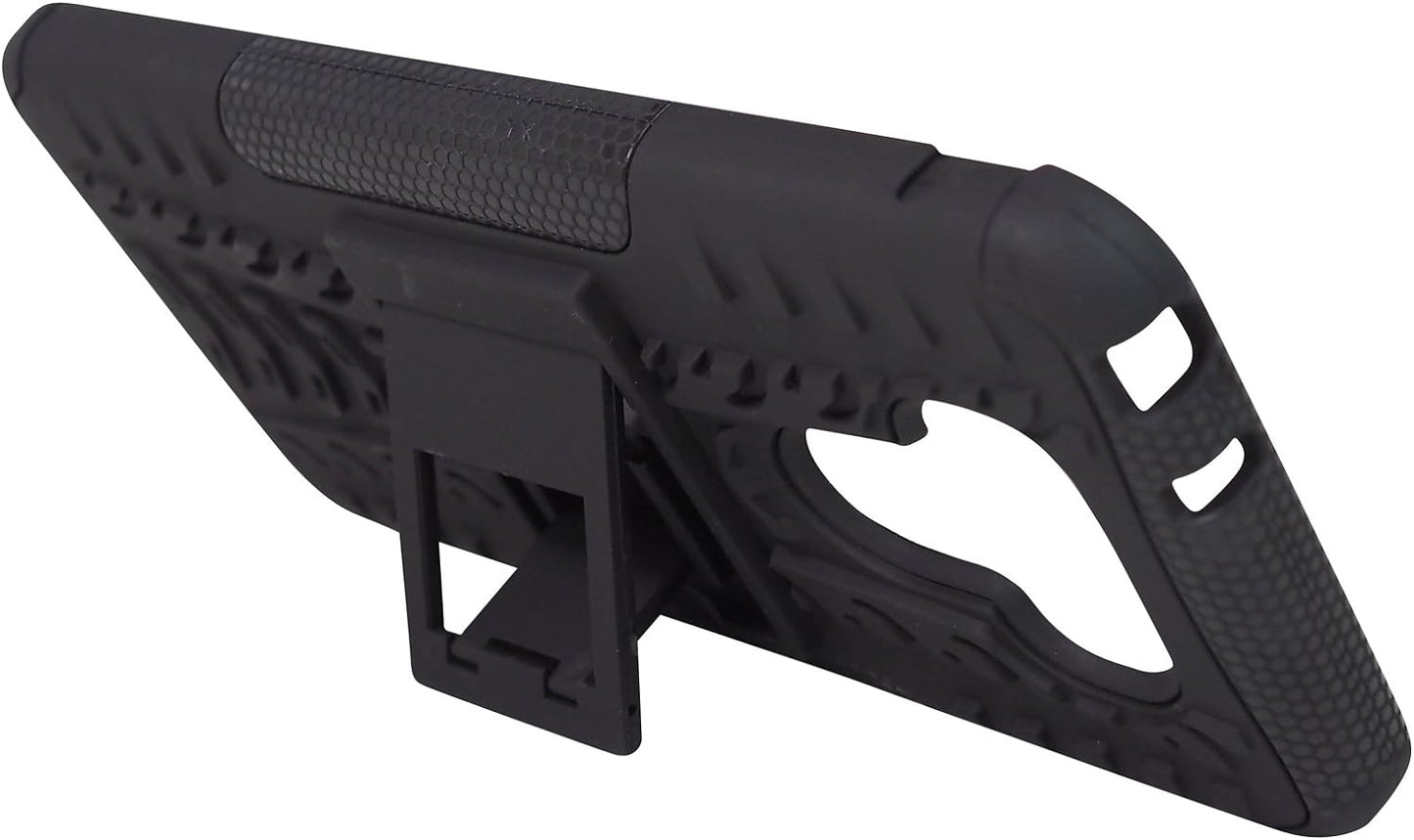 Exian LG G6 Screen Guards X 2 and Armored Case with Stand Black  Exian   