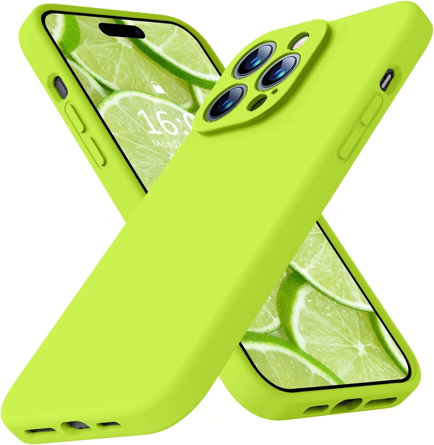 Ktele Compatible with Iphone 14 Pro Case, Ab-Grade Liquid Silicone Case, [Four Corner 50+Tiny Airbags Shockproof] [Soft Microfiber Lining Anti-Scratch] Camera All-Round Protection Case-Blue  Ktele   