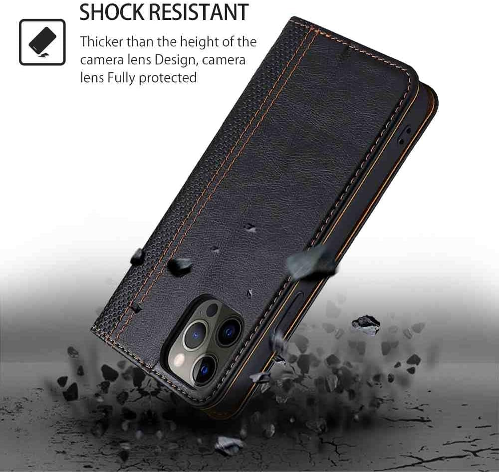 Mojiery Phone Cover Wallet Folio Case for LG G6, Premium PU Leather Slim Fit Cover for LG G6, 1 Card Slot, Exact Cutouts, Black  MojieRy   