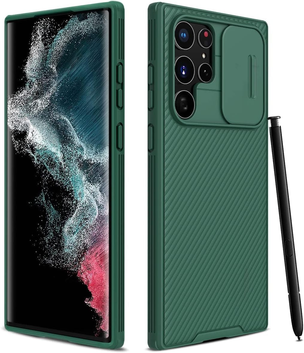 Cloudvalley for Samsung Galaxy S21 Ultra Case with Camera Cover, Full-Body Protective & Slim Fit, Camera Protection Case Only for Samsung Galaxy S21 Ultra 5G 6.8 Inch (2021 Release)-Blue  CloudValley Green Galaxy S22 Utlra 