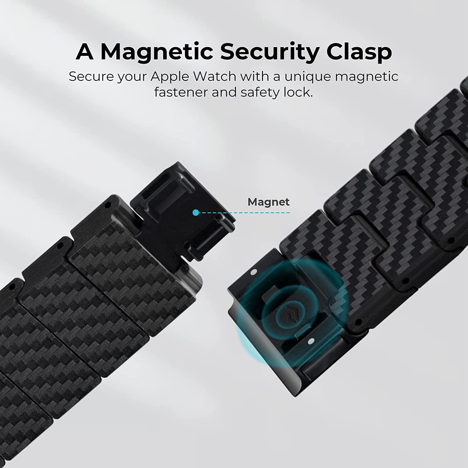 PITAKA Apple Watch Band Compatible with Apple Watch Ultra/8/7/6/Se/5/4/3/2/1, 100% Carbon Fiber Adjustable Apple Watch Ultra Band  PITAKA   