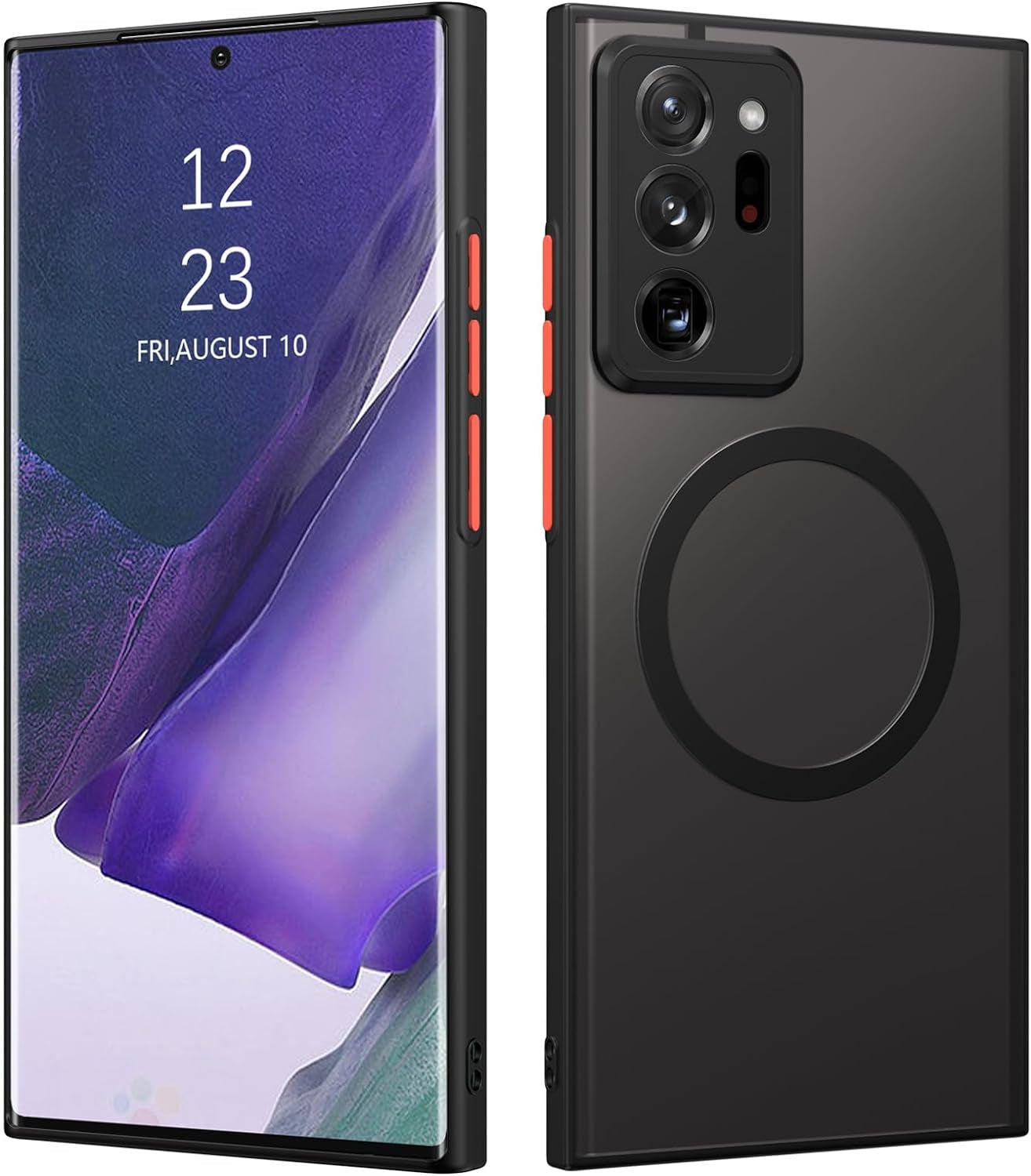 DUEDUE for Samsung Galaxy Note 20 Ultra Case Magnetic[Compatible with Magsafe], Full Body Protective Cover TPU Shockproof Slim Phone Case for Samsung Note 20 Ultra 4G/5G, Black  DUEDUE   