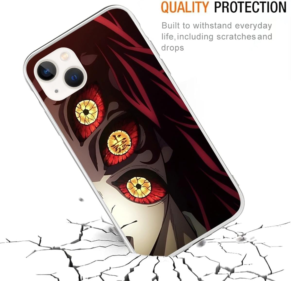 TINTAG Compatible with LG G6 | LG G6+ | LG G6 plus Case Cool with Kokushibou 773, Anime Phone Cases Shockproof Soft TPU Case Clear  TINTAG   