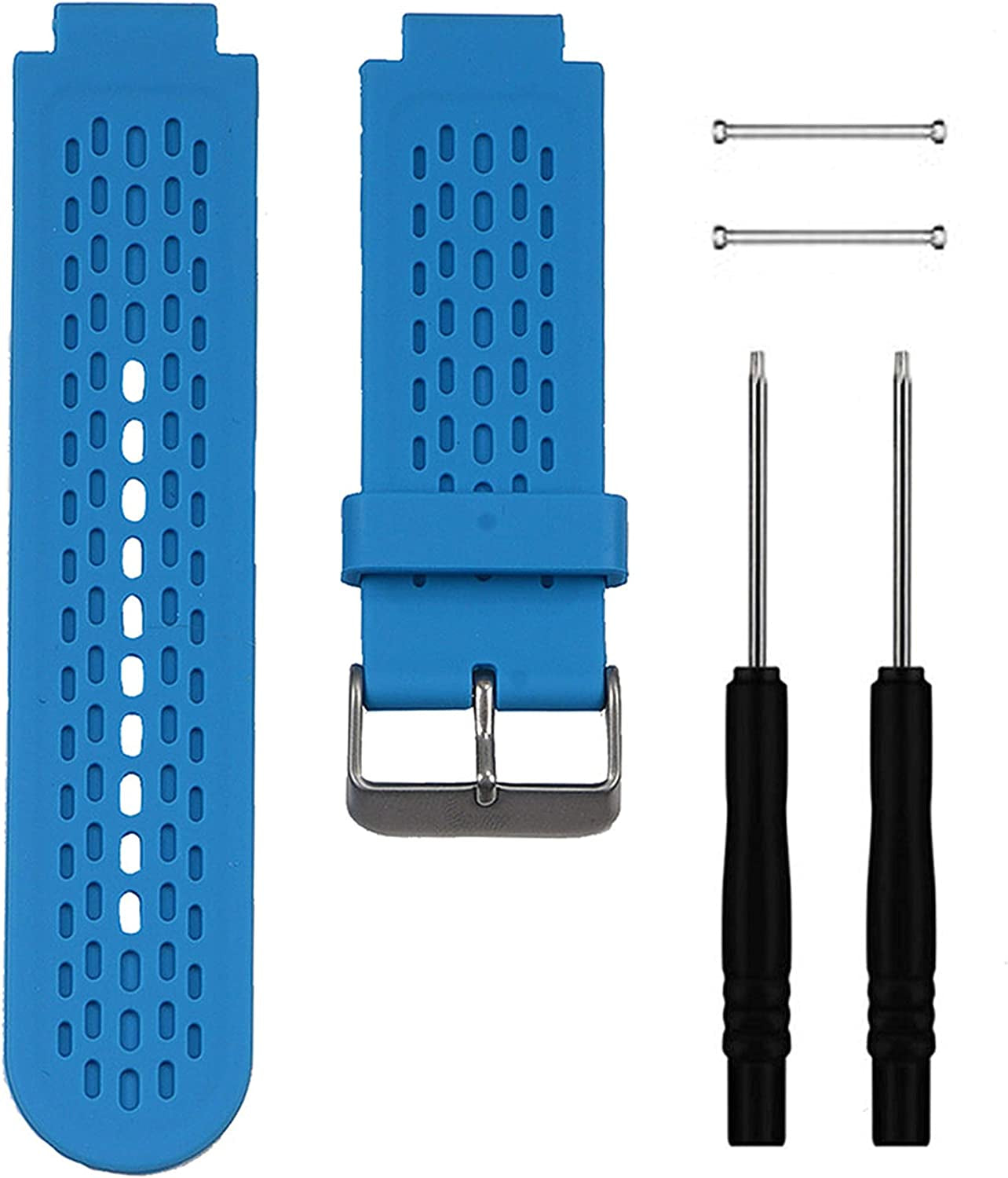 Band for Garmin Approach S2 / S4, Soft Silicone Replacement Watch Band Strap for Garmin Approach S2 / S4  QGHXO Blue  