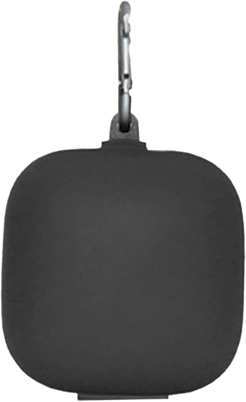 Suitable for Beats Powerbeat S Pro Case Cover Carry/Shockproof/Waterproof Silicone Case Cover Wireless Earbuds Accessories with Keychain Mic and Headphone Splitter (Yellow, One Size)  Generic Grey One Size 