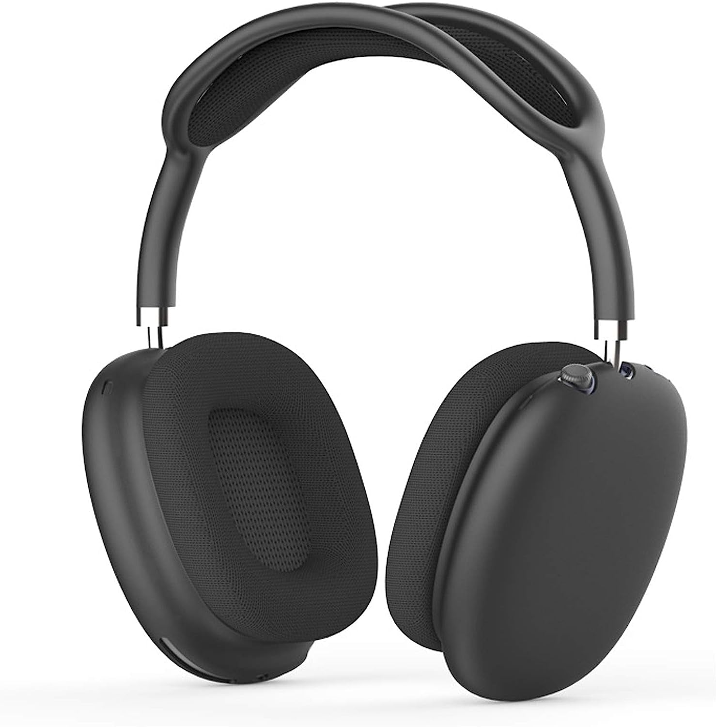 Youkei Compatible with Airpods Max Case Cover, Silicone Skin Cover Replacement Protective Earcup Protectors Pods Ear Cushions Compatible with Airpods Max (Red)  Youkei Black  