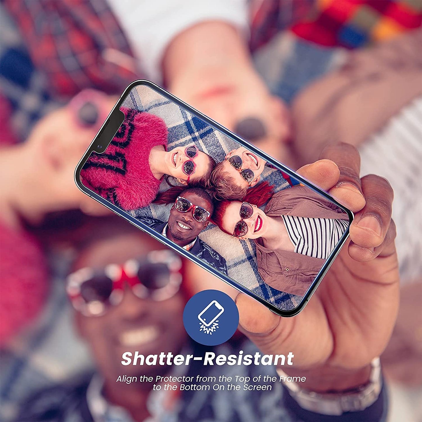 Mkeke Compatible for Iphone 13 Screen Protector/Iphone 13 Pro Glass Screen Protector Tempered 6.1 Inch 3-Pack  Mkeke   