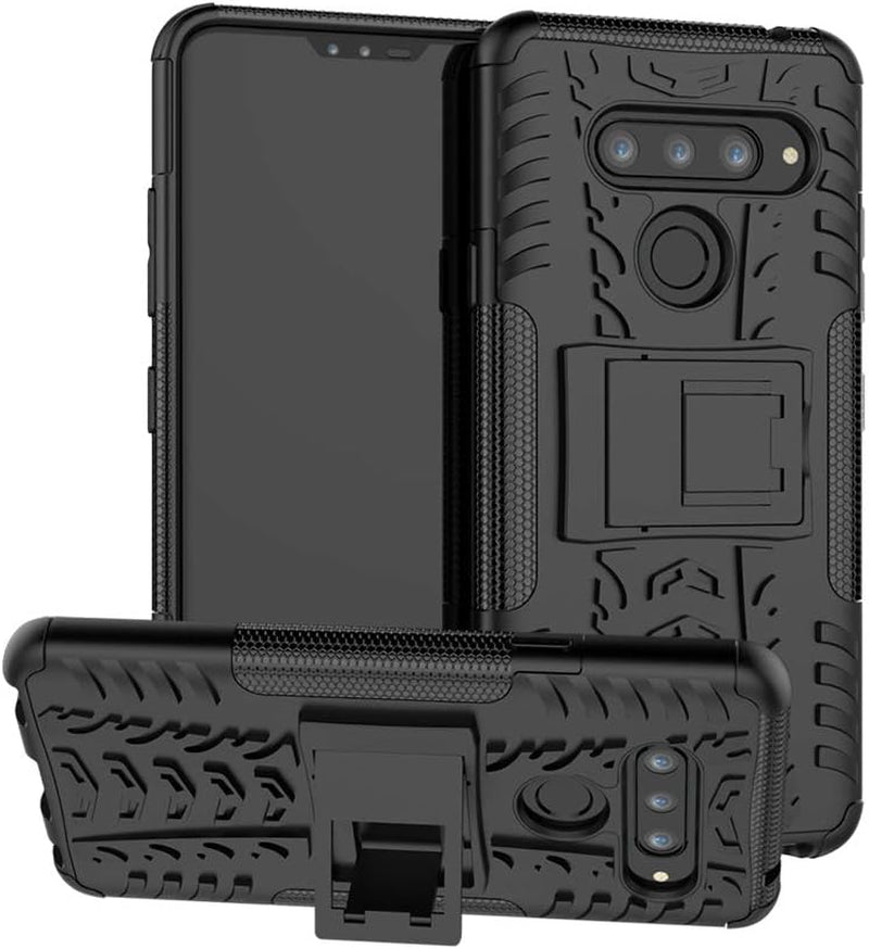 CJ Sunshine LG V40 Thinq Case Detachable PC + TPU Shockproof Tough Rugged Dual-Layer Case Cover for LG V40 Thinq -Green  CJ Sunshine Black For Lg V40 Thinq 