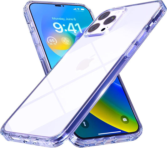 STARLESK Designed for Iphone 14 Pro Max Case Clear - Shockproof Protection with PC Back & TPU Bumpers - Magsafe Compatible - Non-Yellowing & Non-Slip Case Iphone 14 Pro Max  STARLESK   