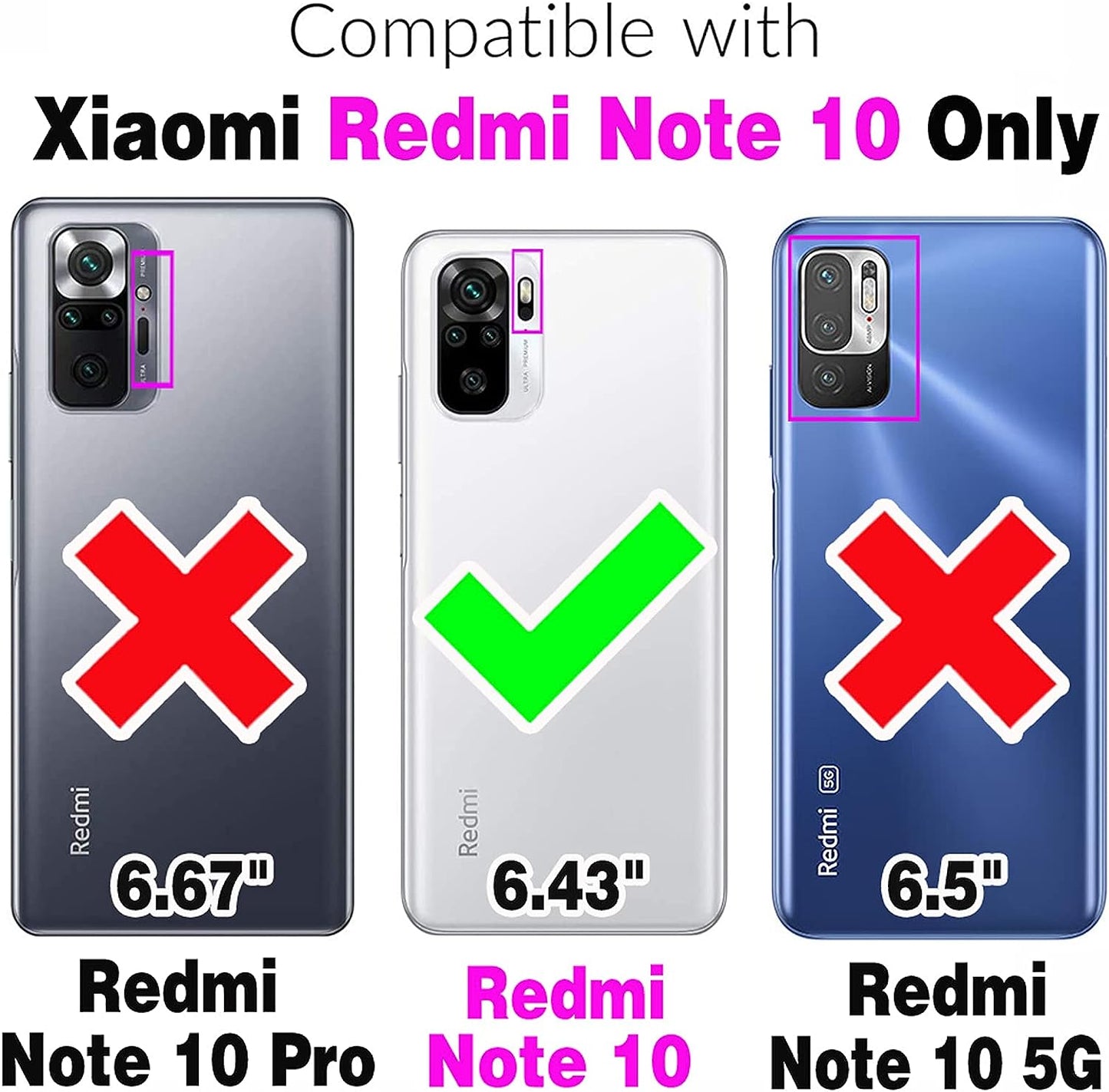 Asuwish Compatible with Xiaomi Redmi Note 10/10S 4G Case and Tempered Glass Screen Protector Cover Slim Magnetic Ring Holder Cell Accessories Phone Cases for Redme Note10 S Note10S Women Men Red  Asuwish   