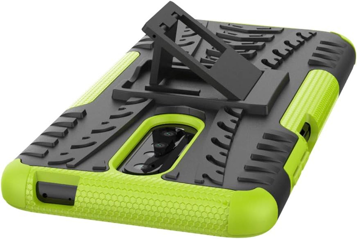 Wentian Xiaomi Redmi K30 / Poco X2 Case, Caseexpert® Heavy Duty Shockproof Rugged Impact Armor Hybrid Kickstand Protective Cover Case for Xiaomi Redmi K30 / K30 Pro/Poco X2 Green  CaseExpert   