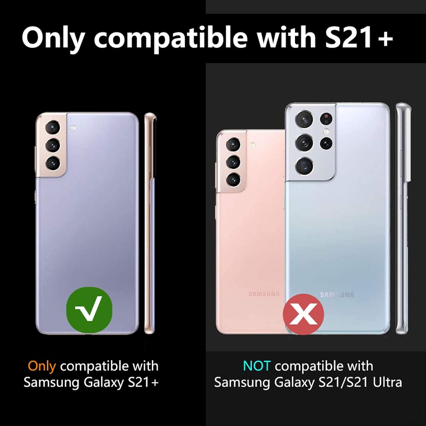 ANTSHARE for Samsung Galaxy S21+ plus Case Waterproof, Built in Screen Protector 360° Full Body Protective Shockproof IP68 Underwater Clear Case for Samsung Galaxy S21+ plus 6.7Inch  ANTSHARE   