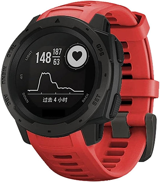 KGDHB Sports Silicone Strap for Garmin Instinct Watchband Replacement 22MM Watch Band for Garmin Instinct Esports/Tide/Solar Bracelet  KGDHB   