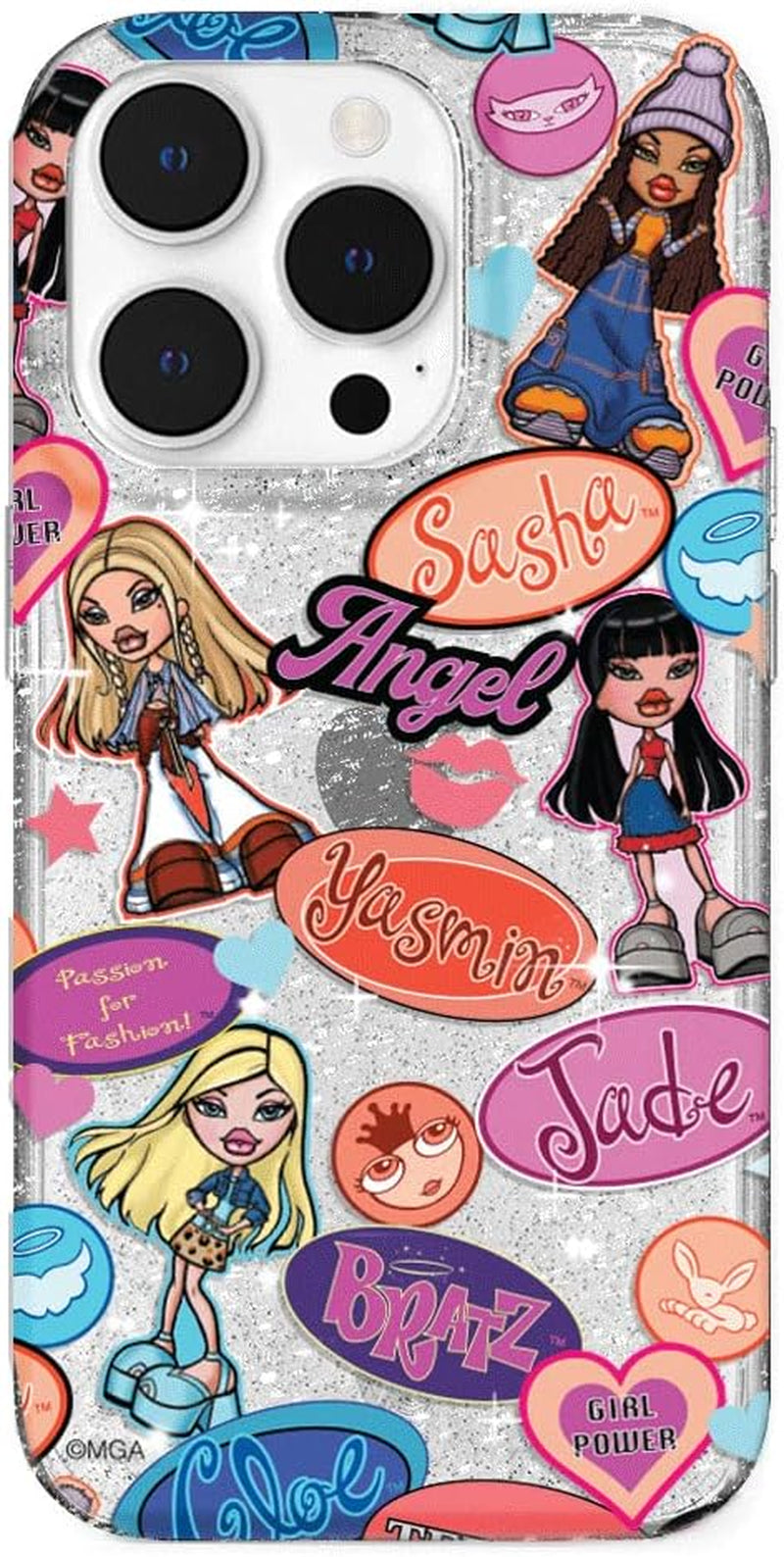 Velvet Caviar X Bratz Designed for Iphone 14 Pro Max Case for Women [8Ft Drop Tested] Cute Protective Bratz Dolls Accessories Phone Cases - Clear Glitter  Velvet Caviar   