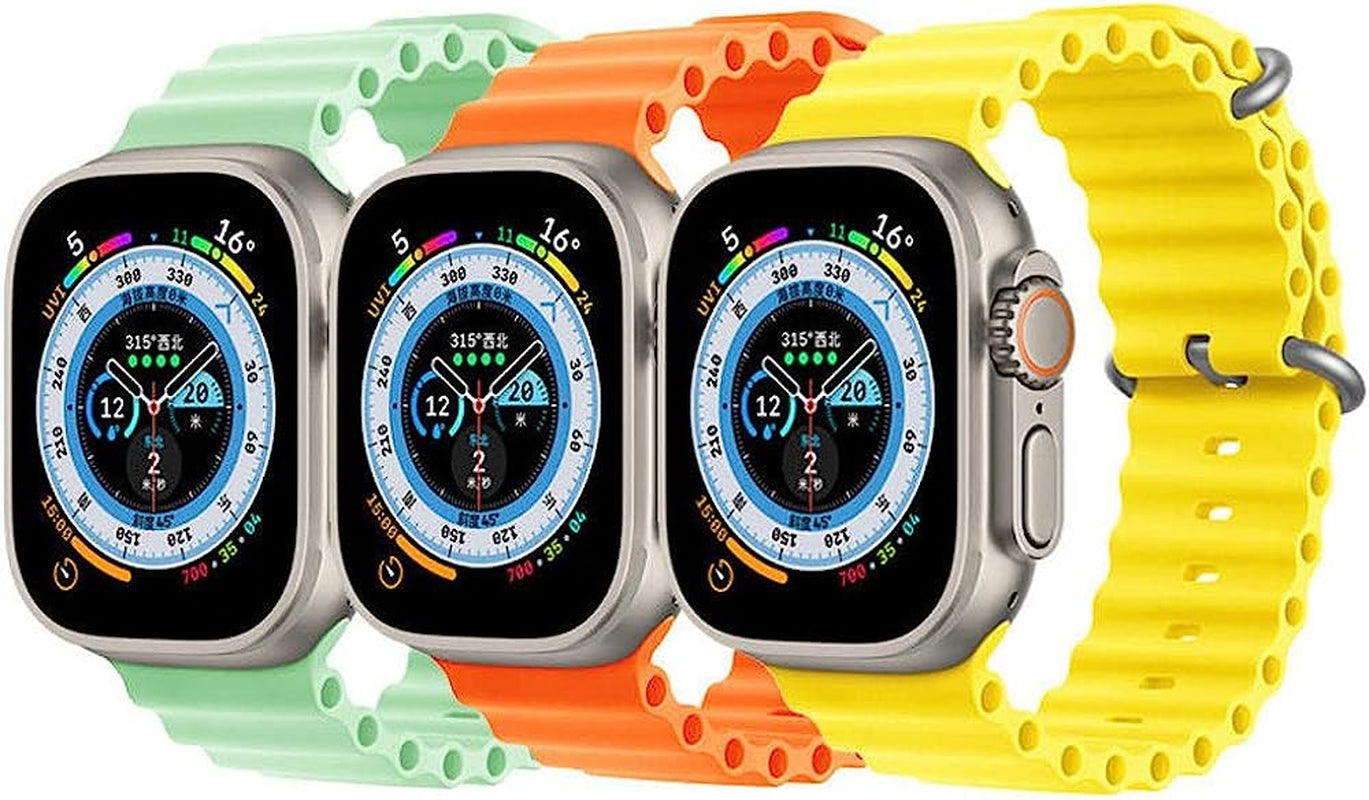 Premium Active Performance Watch Band Series Ultra SE 8 7 6 5 4 3 2 1 40Mm 38Mm 44Mm 42Mm 45Mm 41Mm 49Mm, Women and Men Sport (Fits Apple Watch) Bands Replacement for Iwatch Bands  The Celly Plug   