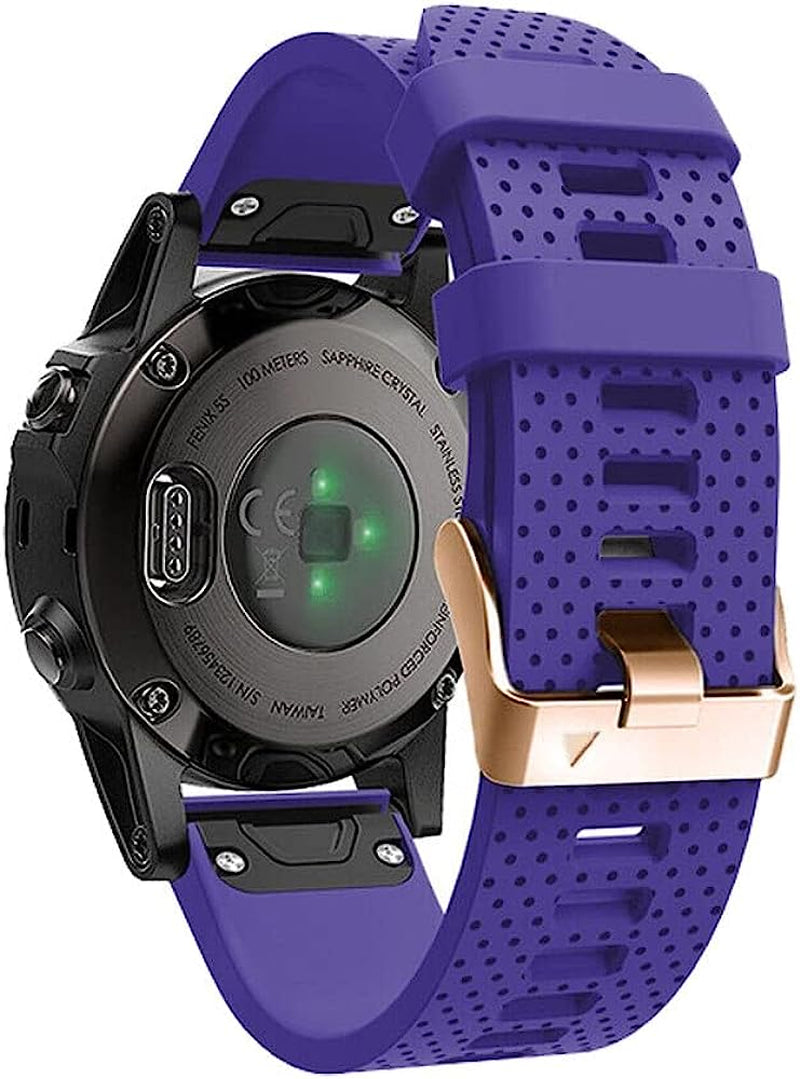 LKDJNC 20Mm for Fenix 6S 5S Smart Watch Strap Silicone Band for Garmin Fenix 5X 5 plus 6X 6 Pro Quick Release Wristband Bracelet Correa  LKDJNC H 20mm Fenix 6SPro 