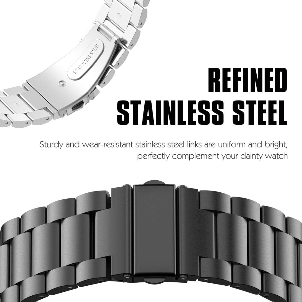 Moko Band Compatible with Garmin Fenix 5 Quick Fit 22Mm Watch Band, Stainless Steel Replacement Strap Fit Fenix 5/Fenix 5 Plus/Forerunner 935/945/Instinct/Approach S60(Not Fit Fenix 5X/5S)  MoKo   