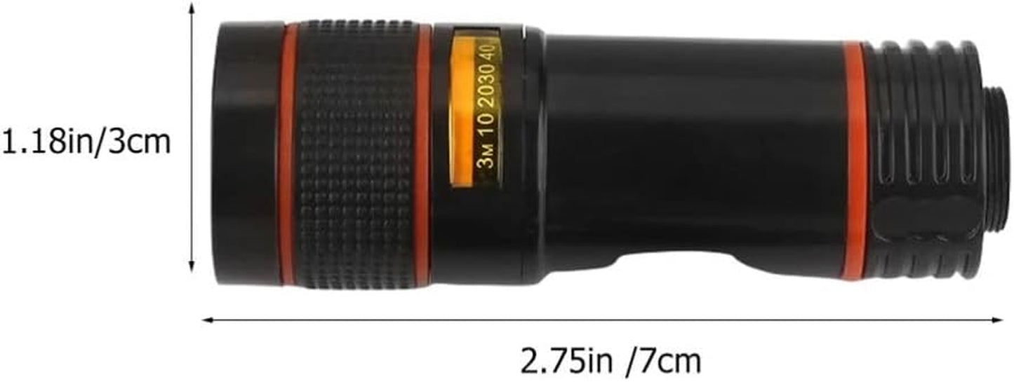 Partykindom Smartphones Phone Camera Lens Pocket Zoom for Phone with Clip, 8X Phone Telescope Phone Microscope Pocket Telescope for Cell Phone Zoom Lens for Phone Univeral Camera Lens Camera Lens  PartyKindom   