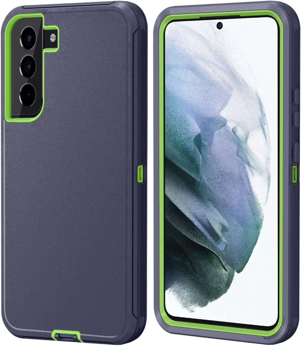ONOLA Compatible with Galaxy S22 Case 5G,Samsung S22 Case 5G Samsung Galaxy S22 Case 5G Drop Protection Full Body Rugged 3 in 1 Cover Samsung Galaxy S22 Phone Case (6.1") (S22 5G, Black)  ONOLA Navy Green  