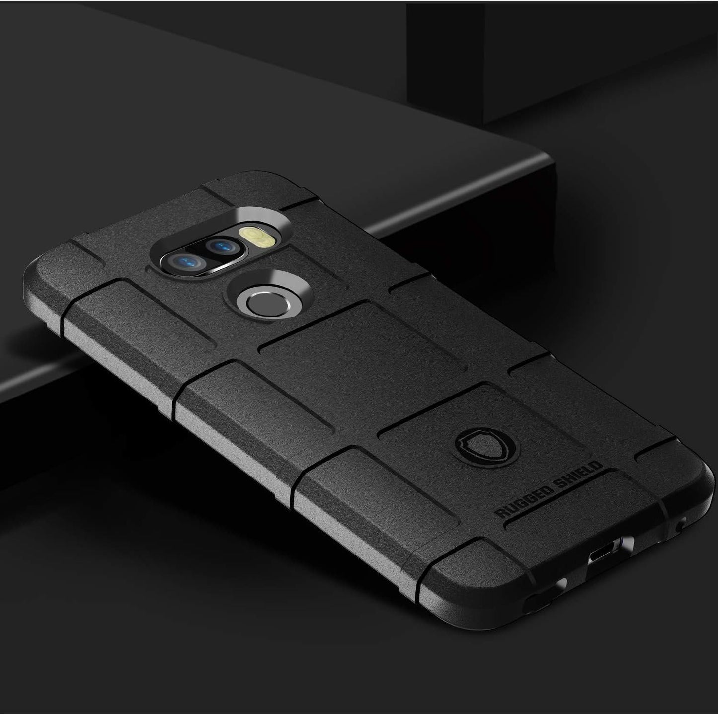 ZYZXJSGHD Fit for LG V30/V30S Case,Military Grade Drop Tested Protective Phone Case Hybrid Heavy Duty Impact Resistant Cover for LG V35 Thinq -Black  ZYZX   