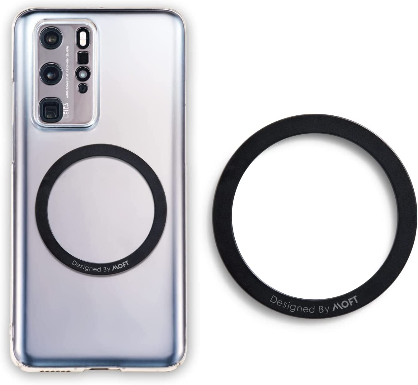 MOFT Magsafe Wallet Stand for Iphone 14/13/12 Series Magsafe Compatible Phone Stand with 3 Viewing Angles (Night Black)  MOFT Black  