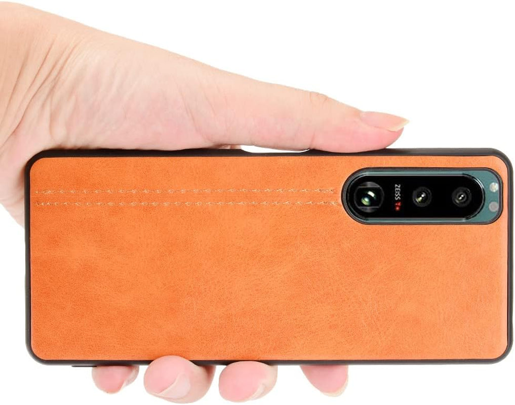 Phone Case for Sony Xperia 5 III, Case for Sony Xperia 5 III Cow-Like PU Leather Style Protector Cover, Non-Slip Shockproof Cover for Sony Xperia 5 III Case  Generic   