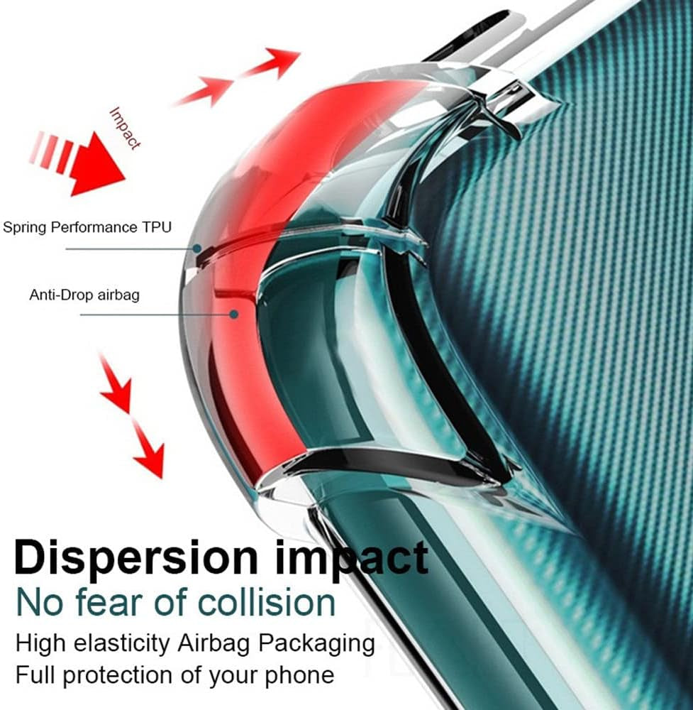 YOGISU for Huawei P40 Pro P30 P20 Lite Covers Bumper Mobile Phone Accessories Fitted Silicone Shockproof Cases,Clear,For Huawei P20 Pro  YOGISU   