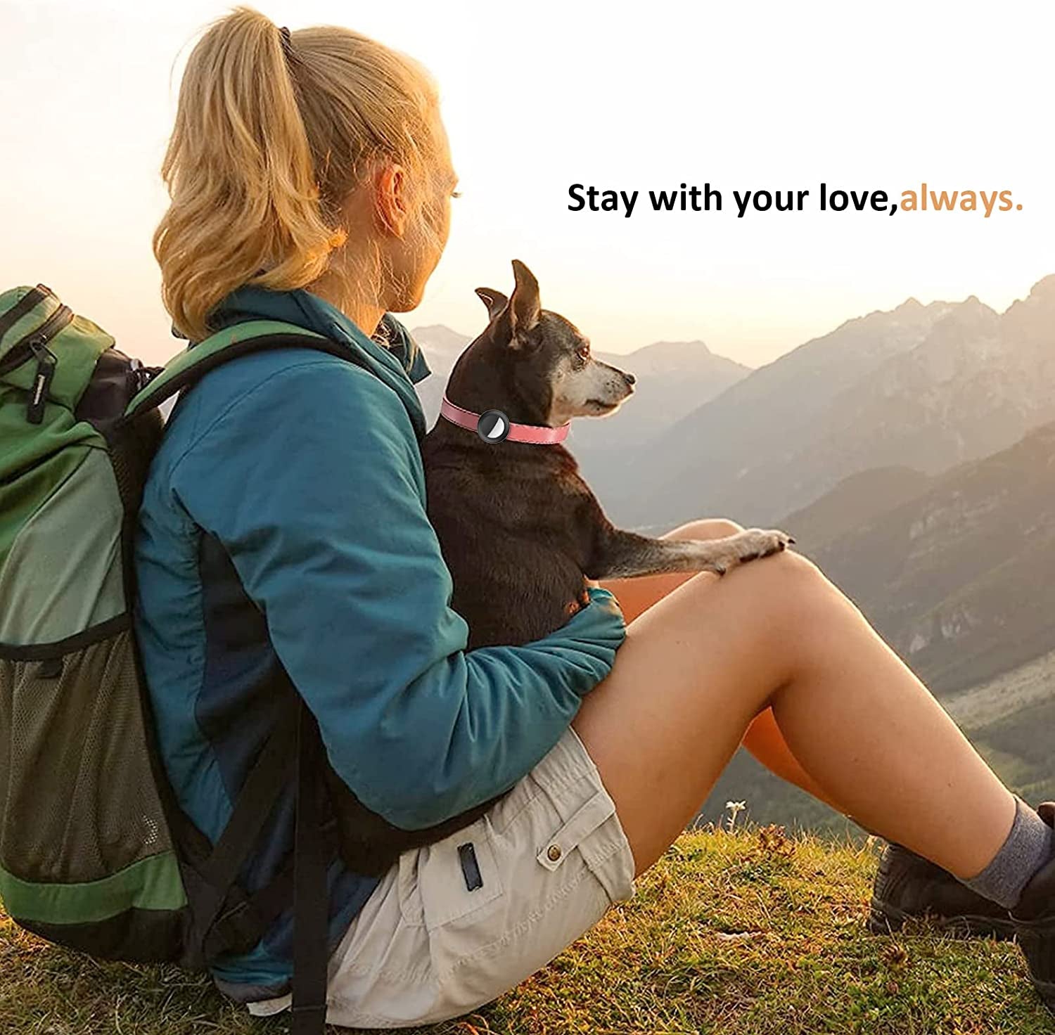 2022 Airtag Cat Collar Holder, Small Air Tag Cat Collar Holder Compatible with Apple Airtag GPS Tracker, 2Pack Waterproof Case Cover for Cat Dog Pet Collar within 3/8 Inch (2 Black)  SimpleThings   