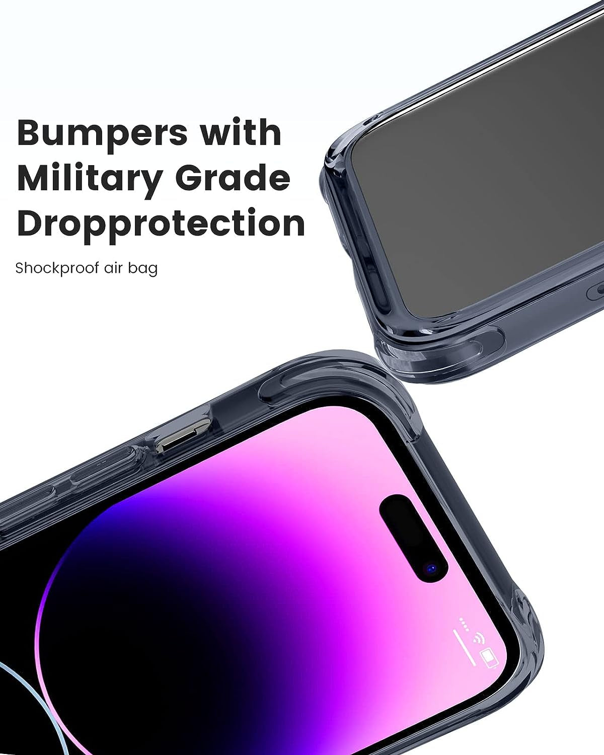 Mkeke for Iphone 14 Pro Case, [Military Grade Protection] [Not Yellowing] Shockproof Phone Case for Apple Iphone 14 Pro 2022 - Black  Shenzhen Make Technology Company Limited   