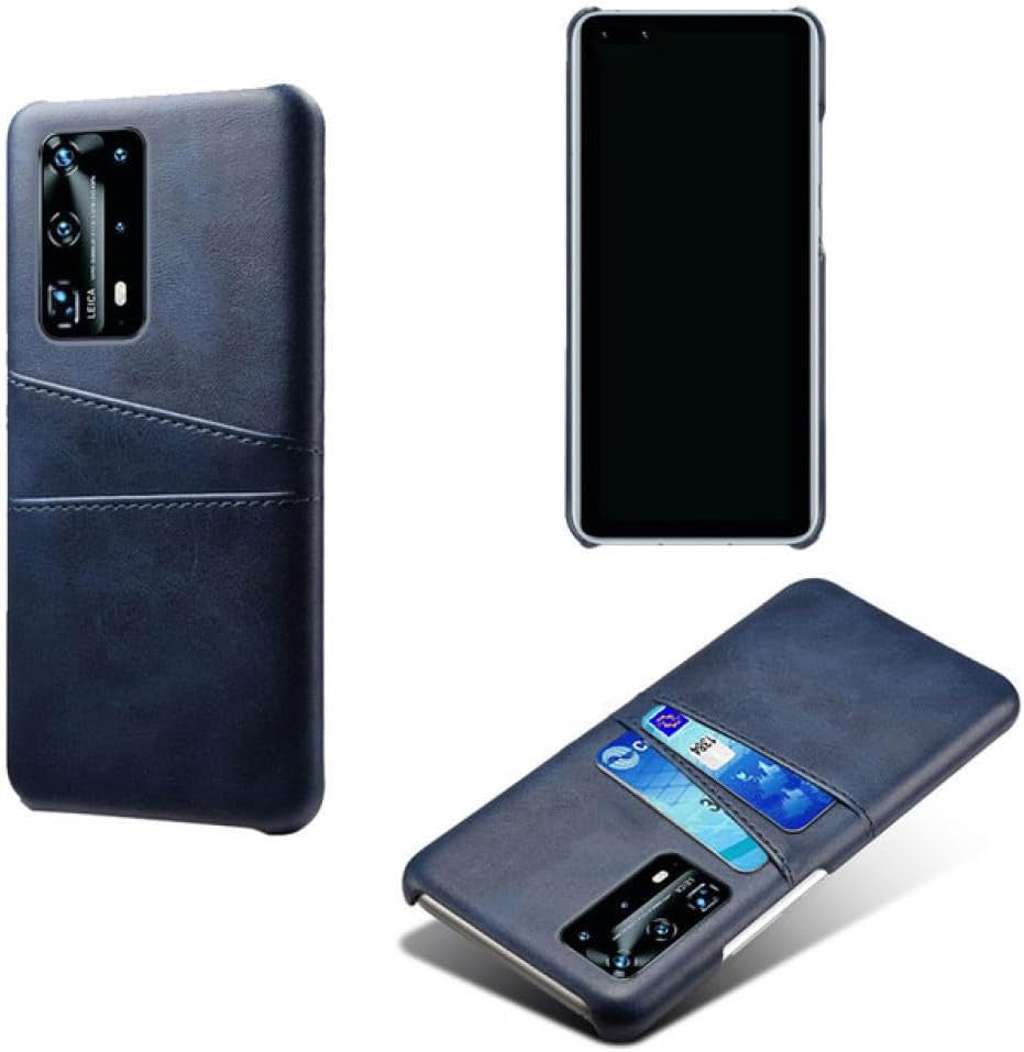 YOGISU for Huawei P40 Pro Lite Card Slot Holder PU Case for Huawei P40 Pro P40Lite P30 P20 Mate 30 Pro 20 Lite Cover,Gray,For Huawei P20  YOGISU Blue For Huawei P20 Pro 