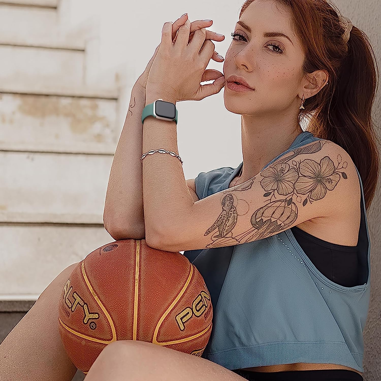 WJK 15 Pack Sport Bands Compatible with Apple Watch Bands 40Mm 38Mm 41Mm 42Mm 44Mm 45Mm 49Mm Women Men, Soft Silicone Waterproof Strap Wristbands for Iwatch Series Ultra SE 8 7 6 5 4 3 2 1  WJK   