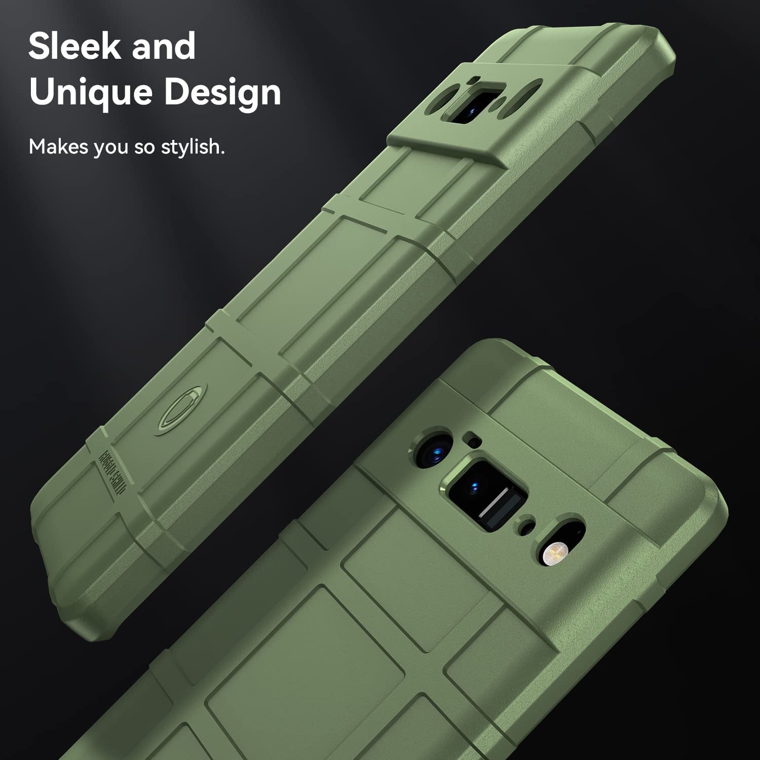 Rugged Shield for Pixel 6 Pro Case, Sturdy Shockproof Google Pixel 6 Pro Case, Military Grade Protection, Anti-Scratch, Heavy Duty Protective Phone Case, Slim Fit Bumper Cover - Green  MOFAN   