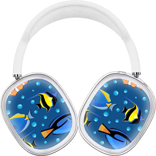 WINCHIHAN Printed Soft TPU Anti-Scratch Protective Case Cover Compatible with Airpods Max Headphones # AS0258  WINCHIHAN   