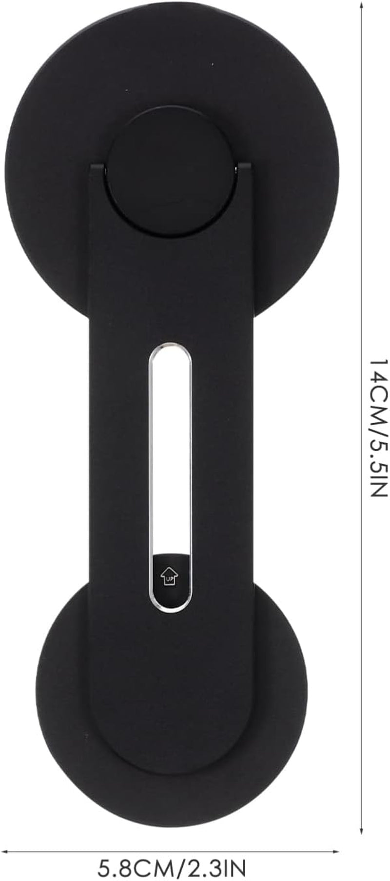 Laptop Phone Mount for Laptop, Slim Magnetic Phone Holder for Car Laptops Stand for Bed Monitors Foldable Computer Expansion Bracket Phone Mount for Car Accessories  PartyKindom   