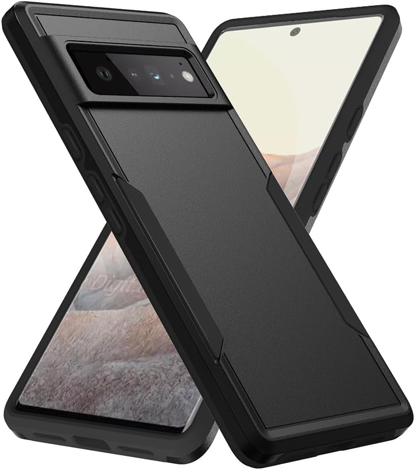 KANCIKOO Google Pixel 6 Pro Case(Not FIT for Pixel 6/6A) Heavy-Duty Shockproof Military-Grade Wireless Charging Support Phone Case for Google Pixel 6 Pro(2021) 6.67"(Green)  JShuifan Black Google Pixel 6 Pro 