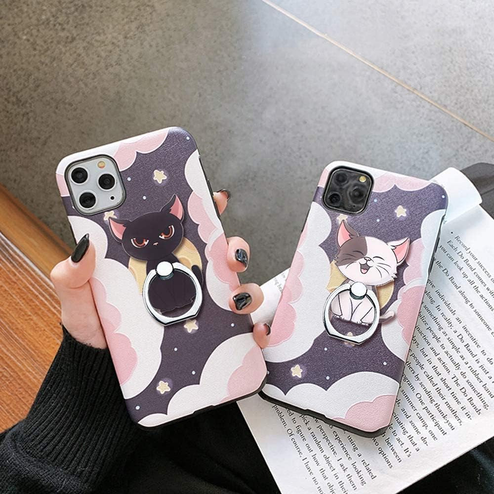 Phone Ring Holder Stand,Cat Phone Ring Stand Holder 360 Rotation Finger Ring Grip Stand for Cellphones,Smartphones and Tablets  RRJQW   