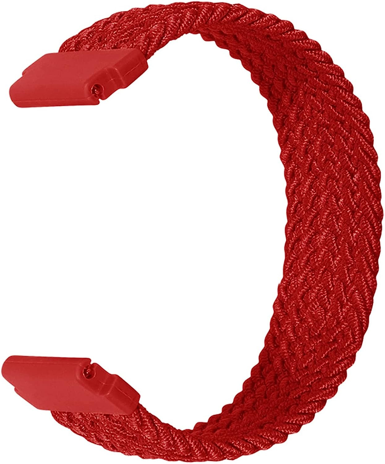ZLAST Watch Band for Samsung Galaxy Watch 3 41/45/46/42Mm Active 2 Braided Solo Loop Fabric Bracelet for Huawei Watch Gt 2 Strap 20/22Mm  ZLAST Red 22mm Universal-S 