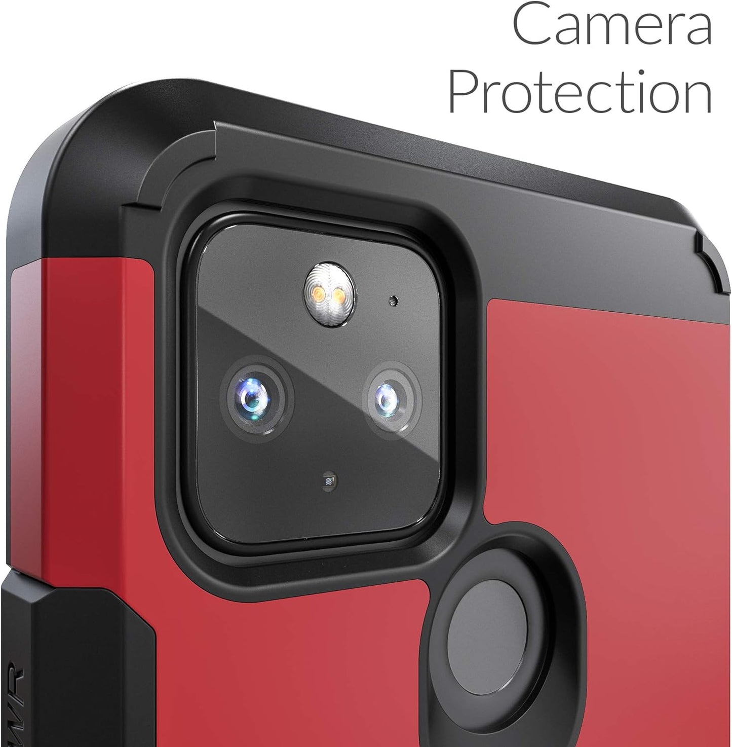 Crave Pixel 4A 5G Case, Strong Guard Protection Series Case for Google Pixel 4A (5G) - Red  Crave   