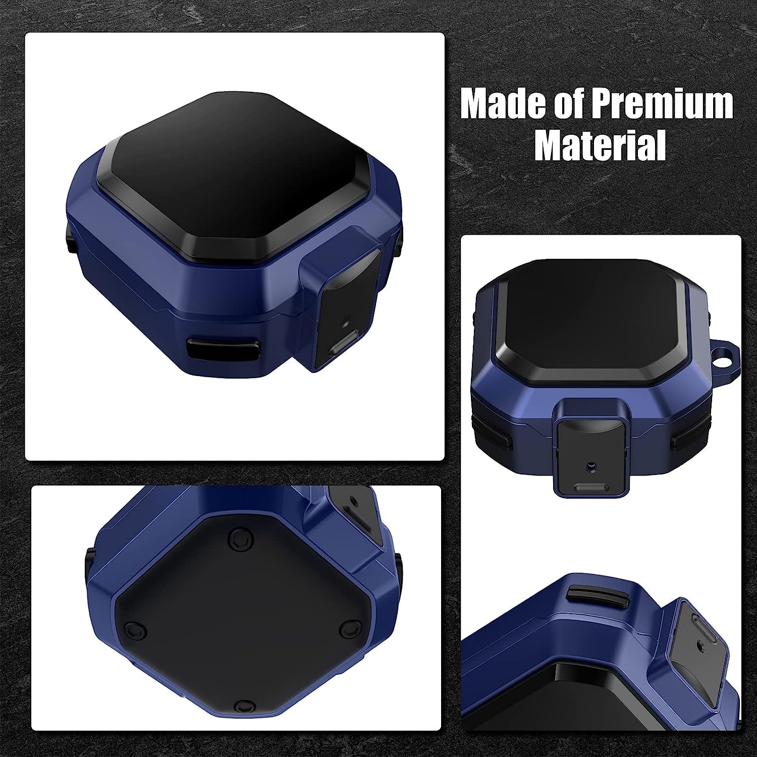 Lechivée for Samsung Galaxy Buds2 Pro Case Buds Pro Case Buds 2 Case Galaxy Buds Live Case with Security Lock Heavy Duty Shockproof Protective Case Cover with Carabiner for Samsung Earbuds Case  leChivée US   