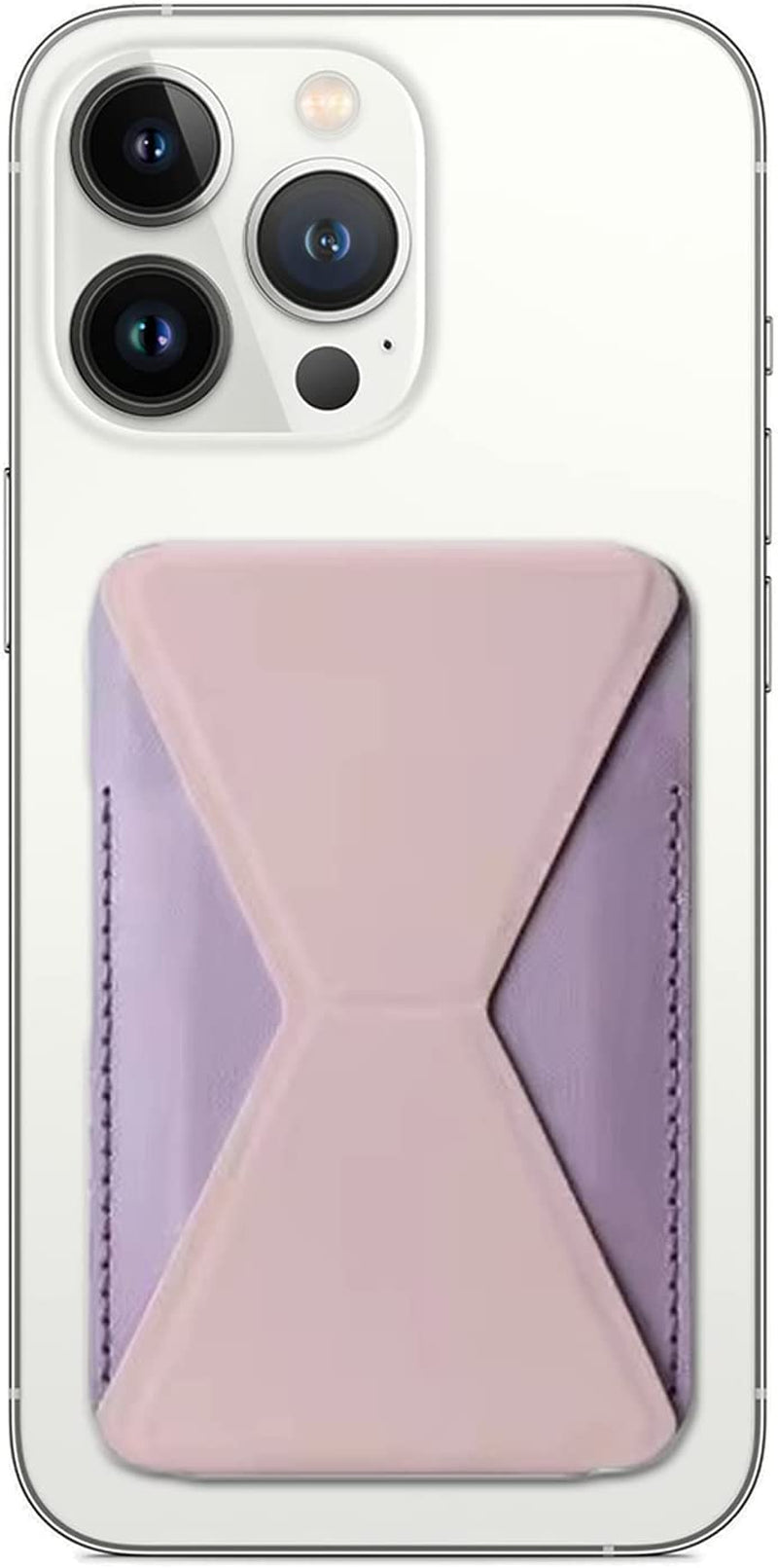 Ambervec Magsafe Wallet Compatible with Iphone 14, Iphone 13 & Iphone 12 Series, Magnetic Wallet Stand for Apple Mag Safe, Leather Magnetic Card Holder for Back of Iphone Pro Max Mini Plus, Yellow  AmberVec Inc. Pink  