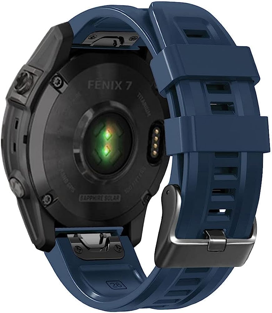 EGSDSE Band for Garmin Fenix 7X 7 6 6X Pro 5 5X Plus/Coros VERTIX Smart Watch 26 22Mm Silicone Straps Breathable Watchband for VERTIX2  EGSDSE D 26mm 